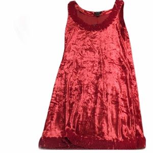 NWT Nicole dress JCP velvet feel tank S